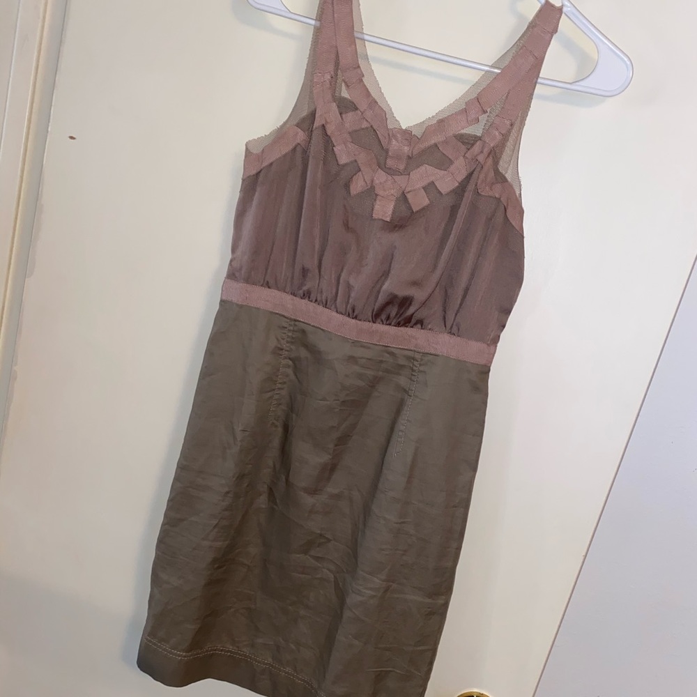 🍁LOFT Mesh Accent Dress